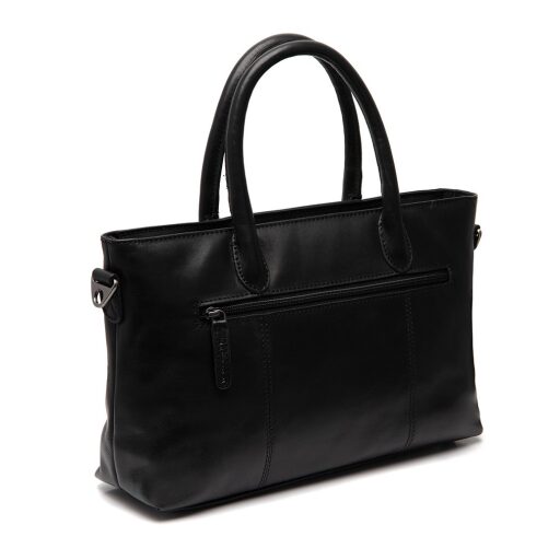 The Chesterfield Brand Kožená shopper kabelka Pergamino C38.022000 čierna zadná strana