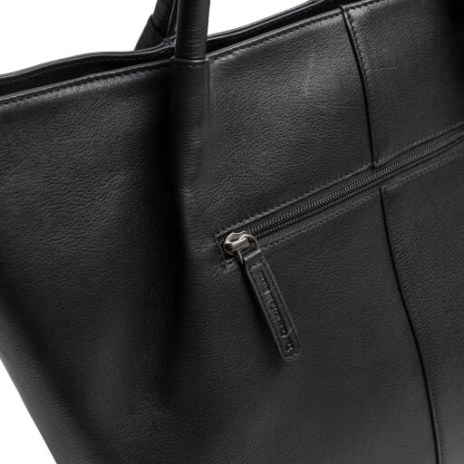 The Chesterfield Brand Kožená shopper kabelka C38.023000 čierna zadná priehradka