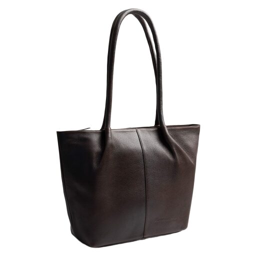 The Chesterfield Brand Kožená shopper kabelka Vespera C38.023001 hnedá predná strana