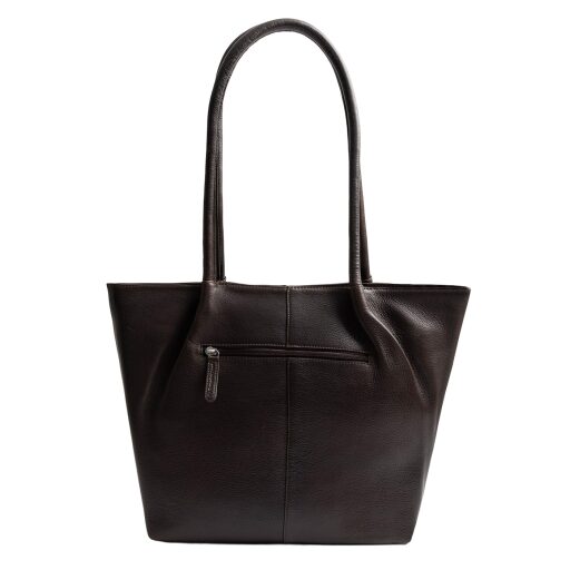 The Chesterfield Brand Kožená shopper kabelka Vespera C38.023001 hnedá zadná strana