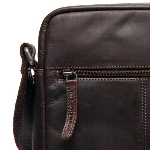 Kožená taška cez rameno The Chesterfield Brand Anzora C48.139901 hnedá zadná kapsa