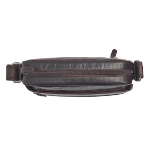 Kožená taška cez rameno The Chesterfield Brand Anzora C48.139901 hnedá pohľad zhora