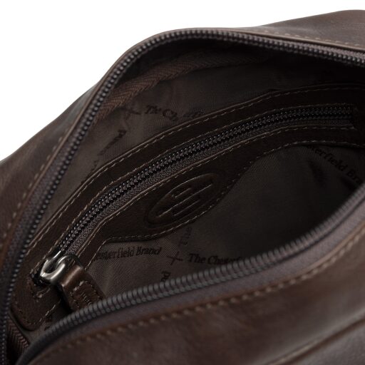 The Chesterfield Brand kožená taška na doklady Valtorio C48.144501 hnedá otvorená