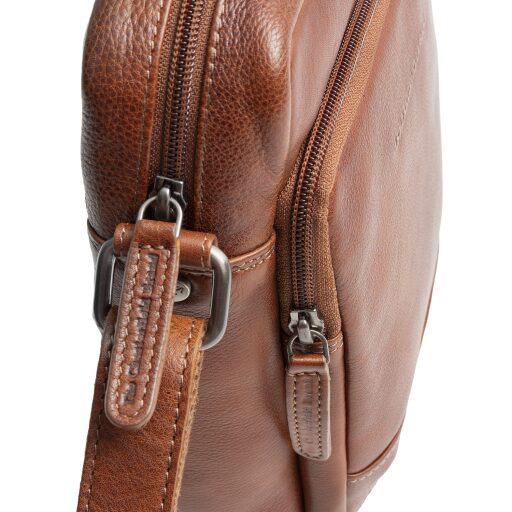 The Chesterfield Brand kožená taška na doklady Valtorio C48.144531 koňaková zips