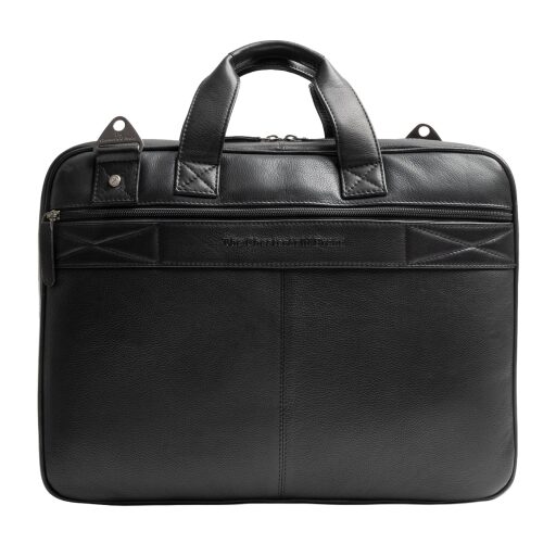 The Chesterfield Brand Kožená taška na notebook 15" Venturo C40.110800 čierna zadná strana