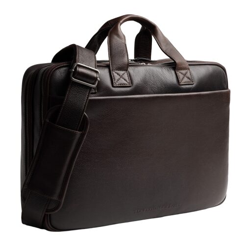 The Chesterfield Brand Kožená taška na notebook 15" Venturo C40.110801 hnedá predná strana