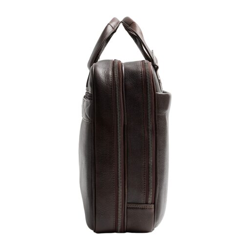 The Chesterfield Brand Kožená taška na notebook 15" Venturo C40.110801 hnedá bočný pohľad