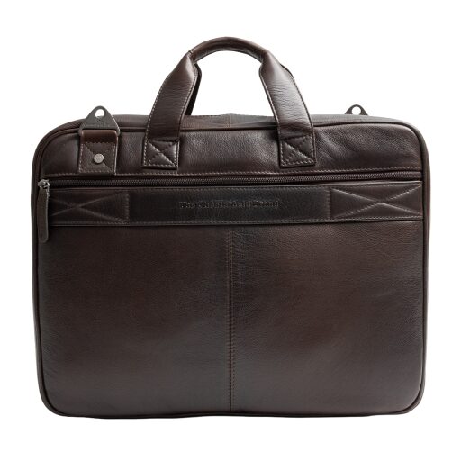 The Chesterfield Brand Kožená taška na notebook 15" Venturo C40.110801 hnedá zadná strana