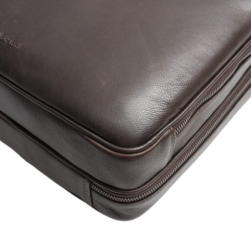 The Chesterfield Brand Kožená taška na notebook 15" Venturo C40.110801 hnedá detail