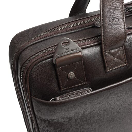 The Chesterfield Brand Kožená taška na notebook 15" Venturo C40.110801 hnedá očko
