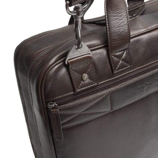 The Chesterfield Brand Kožená taška na notebook 15" Venturo C40.110801 hnedá karabína