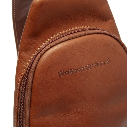 The Chesterfield Brand kožená taška cez rameno Bowey C58.070331 koňaková logo
