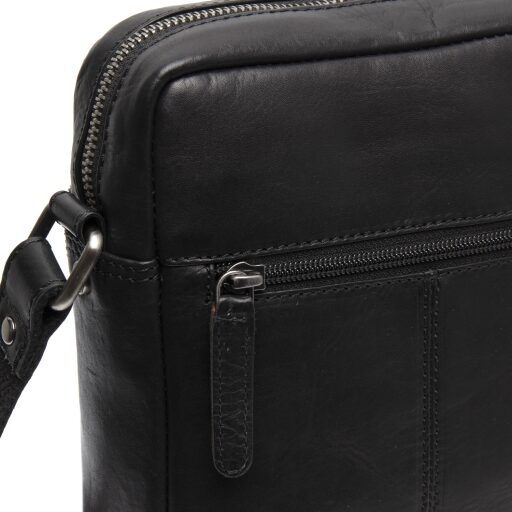 Kožená taška cez rameno The Chesterfield Brand Amantea C48.137600 čierna detail