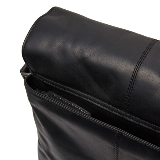 Klopová kožená taška cez rameno The Chesterfield Brand Raphael C48.055100 čierna