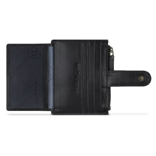 Bugatti Kožené pouzdro na karty RFID Remo 49239601 čierne