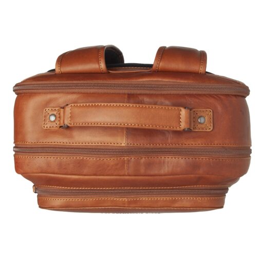The Chesterfield Brand kožený batoh na notebook 15" Lennox C58.071131 koňak horná strana