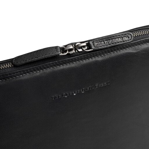 The Chesterfield Brand Kožený batoh na notebook Marvello C58.035000 čierny logo