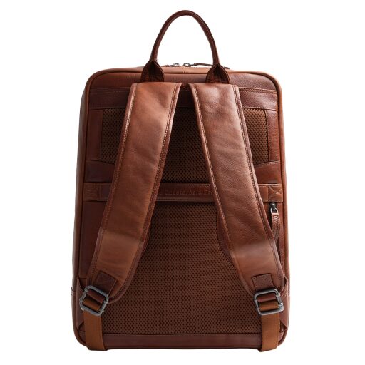 The Chesterfield Brand Kožený batoh na notebook Marvello C58.035031 koňakový zadná strana
