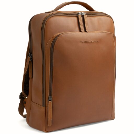 The Chesterfield Brand Kožený batoh na notebook Quincy C58.035231 koňakový predná strana