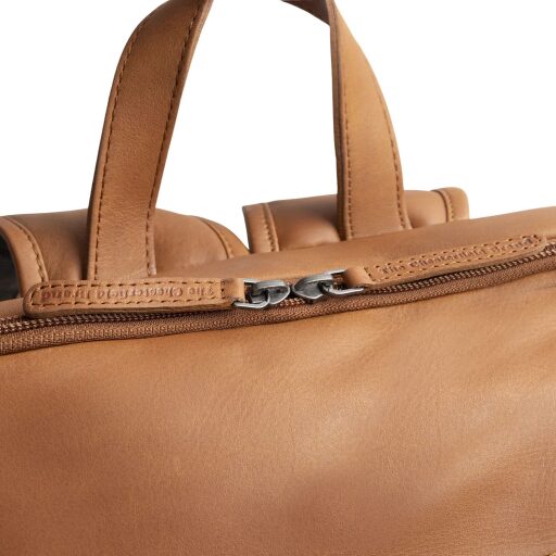 The Chesterfield Brand Kožený batoh na notebook Rich C58.015731 koňak dvojcestný zips
