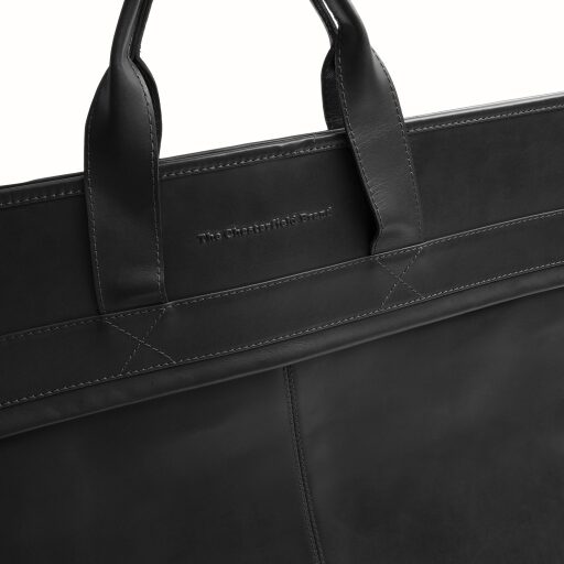 The Chesterfield Brand kožený obal na oblečenie Carson C20.006600 čierny logo