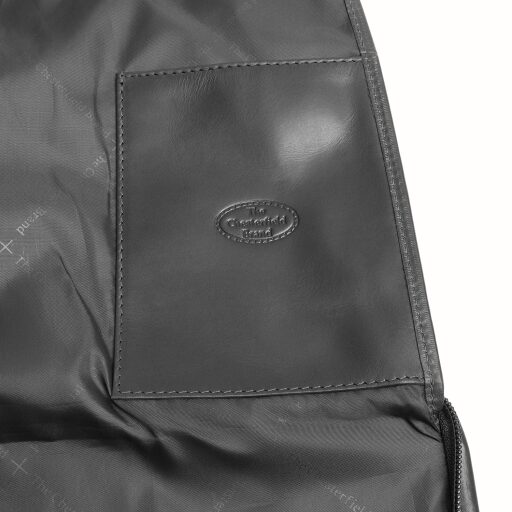 The Chesterfield Brand kožený obal na oblečenie Carson C20.006600 čierny detail