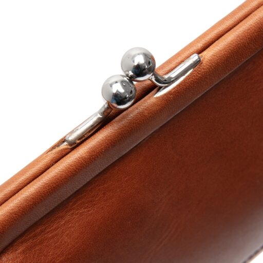 The Chesterfield Brand Malá kožená peňaženka s klipom Nera C08.053731 koňaková detail