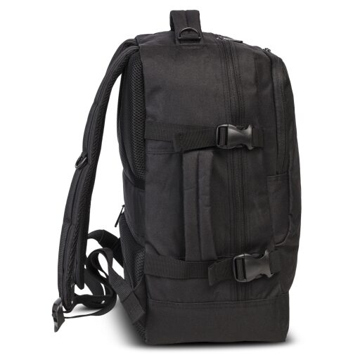 BestWay Športový batoh 40x20x25 cm Cabin Pro Small 40328-0100 čierny - bočná strana batohu