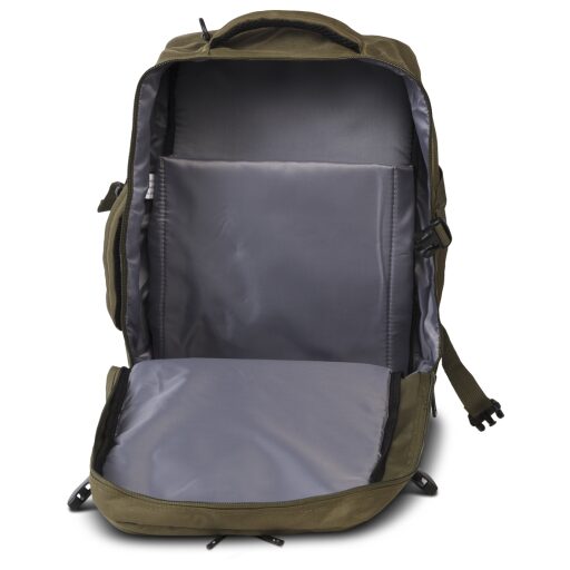 BestWay Cestovný batoh 40x20x25 cm Cabin Pro Small 40328-2600 zelený - priehradka na notebook