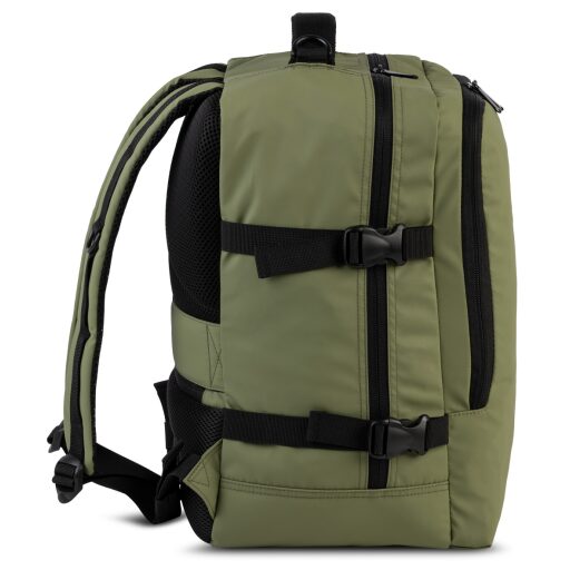 BestWay Palubný batoh do lietadla 40x20x25 cm Cabin Pro Storm 40350-1300 khaki bočná strana