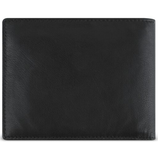 Bugatti pánska kožená peňaženka RFID Black Magic 49123801 čierna zadná strana