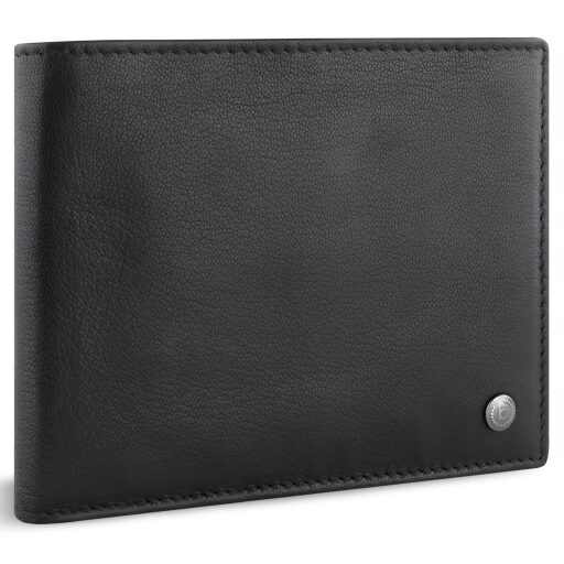 Bugatti pánska kožená peňaženka RFID Black Magic 49123801 čierna predná strana