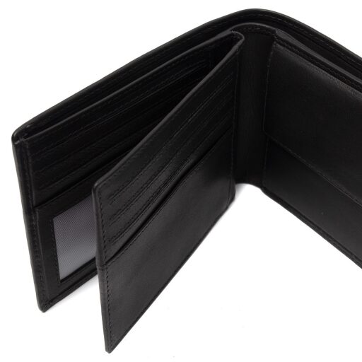 Pánska kožená peňaženka RFID Curtis C08.051200 čierna vnútorný náhľad