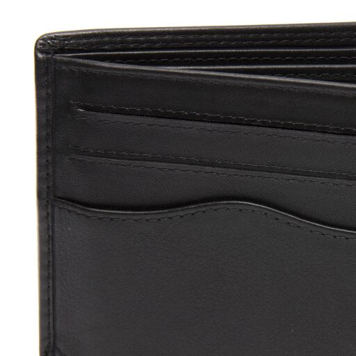 Pánska kožená peňaženka RFID Lynnwood C08.052700 čierna detail