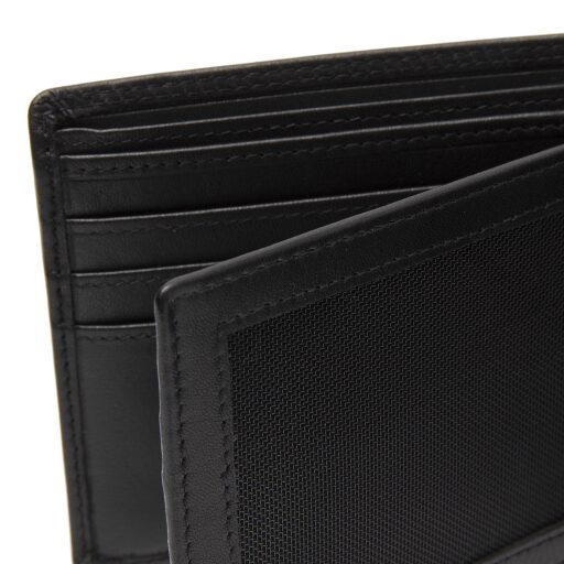 Pánska kožená peňaženka RFID Stephens C08.052600 čierna detail