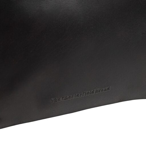 The Chesterfield Brand Štýlový dámsky kožený batoh Camden hnedý logo
