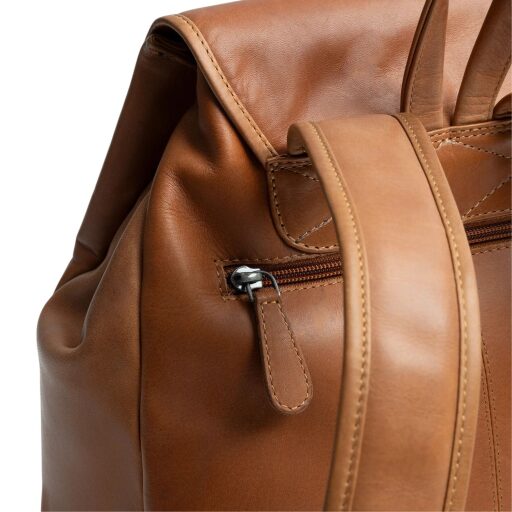 The Chesterfield Brand Štýlový kožený batoh Camden koňakový