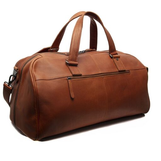 The Chesterfield Brand Kožená cestovná taška - weekender Rivaro C20.006131 koňaková zadná strana