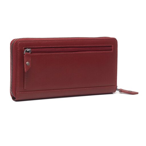 The Chesterfield Brand Dámska kožená peňaženka RFID Cantara C08.054604 červená zadná strana