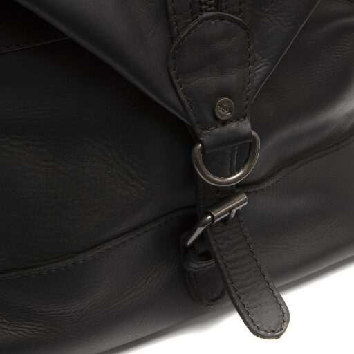 The Chesterfield Brand Kožená cestovná taška Portsmouth 2 C20.006200 čierna detail