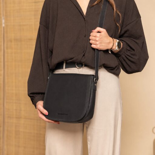 The Chesterfield Brand Dámska crossbody kabelka Everglades C48.132600 čierna na žene
