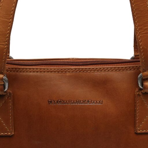 The Chesterfield Brand Dámska kožená kabelka Seron C48.141231 koňaková logo