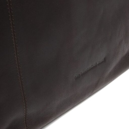 The Chesterfield Brand Kožená kabelka cez rameno Zira C48.143001 hnedá logo