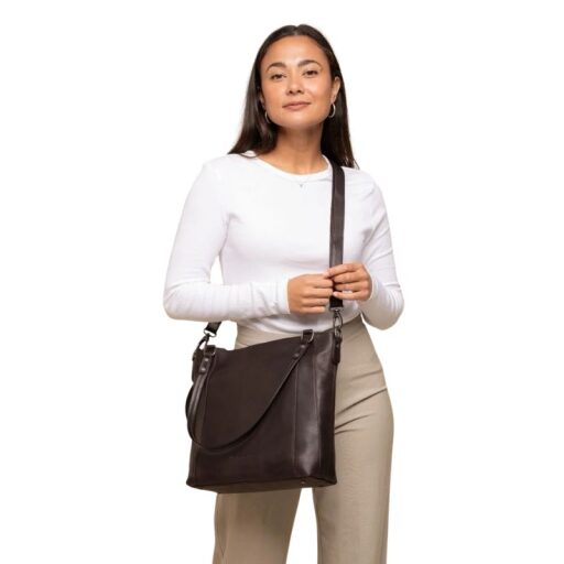 The Chesterfield Brand Kožená shopper kabelka Elira C48.143901 hnedá ako crossbody