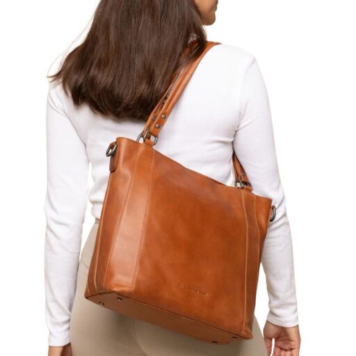 The Chesterfield Brand Kožená shopper kabelka Elira C48.143931 koňaková
