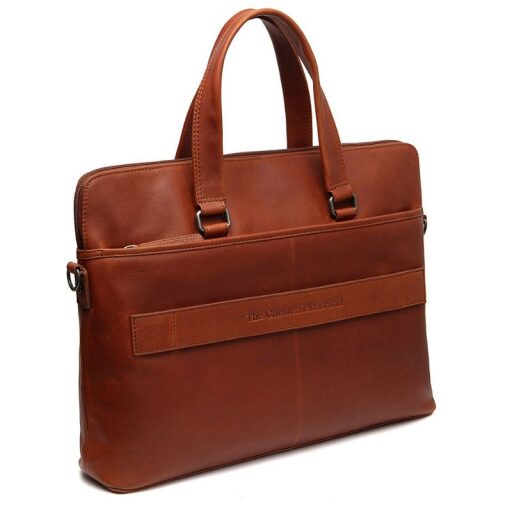 The Chesterfield Brand Kožená kabelka na notebook Elvas C40.110331 koňaková zadná strana