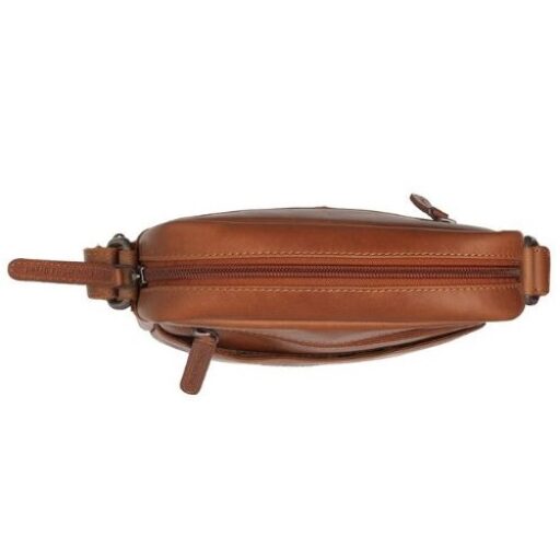 The Chesterfield Brand Kožená crossbody taška na doklady Laveno C48.138631 koňaková horný náhľad