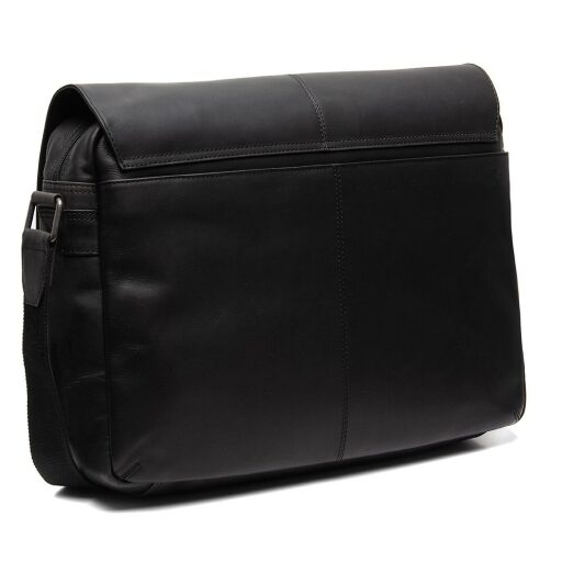 Kožená crossbody taška na notebook The Chesterfield Brand Richard čierna C48.055200 zadná strana