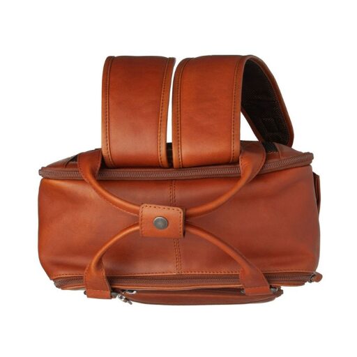 The Chesterfield Brand Kožený batoh na notebook Calden C58.071231 koňakový pohľad zhora