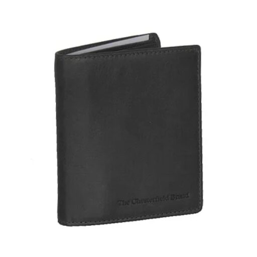 Pánska kožená peňaženka na výšku The Chesterfield Brand RFID C08.040700 Carl čierna